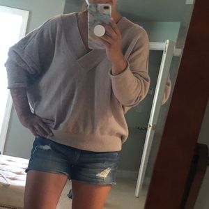 BP V-neck blush sweater size small